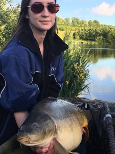 carp caught at L'angottiere carp fishery offering exclusive carp fishing in france
